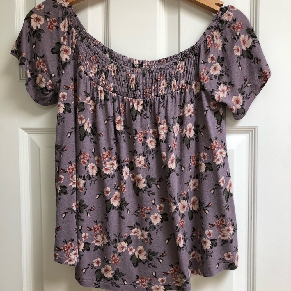 Off the Shoulder American Eagle Shirt